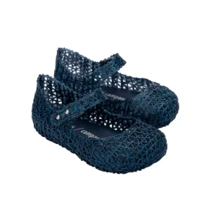 Mini Melissa Mini Campana Papel - Blue Glitter