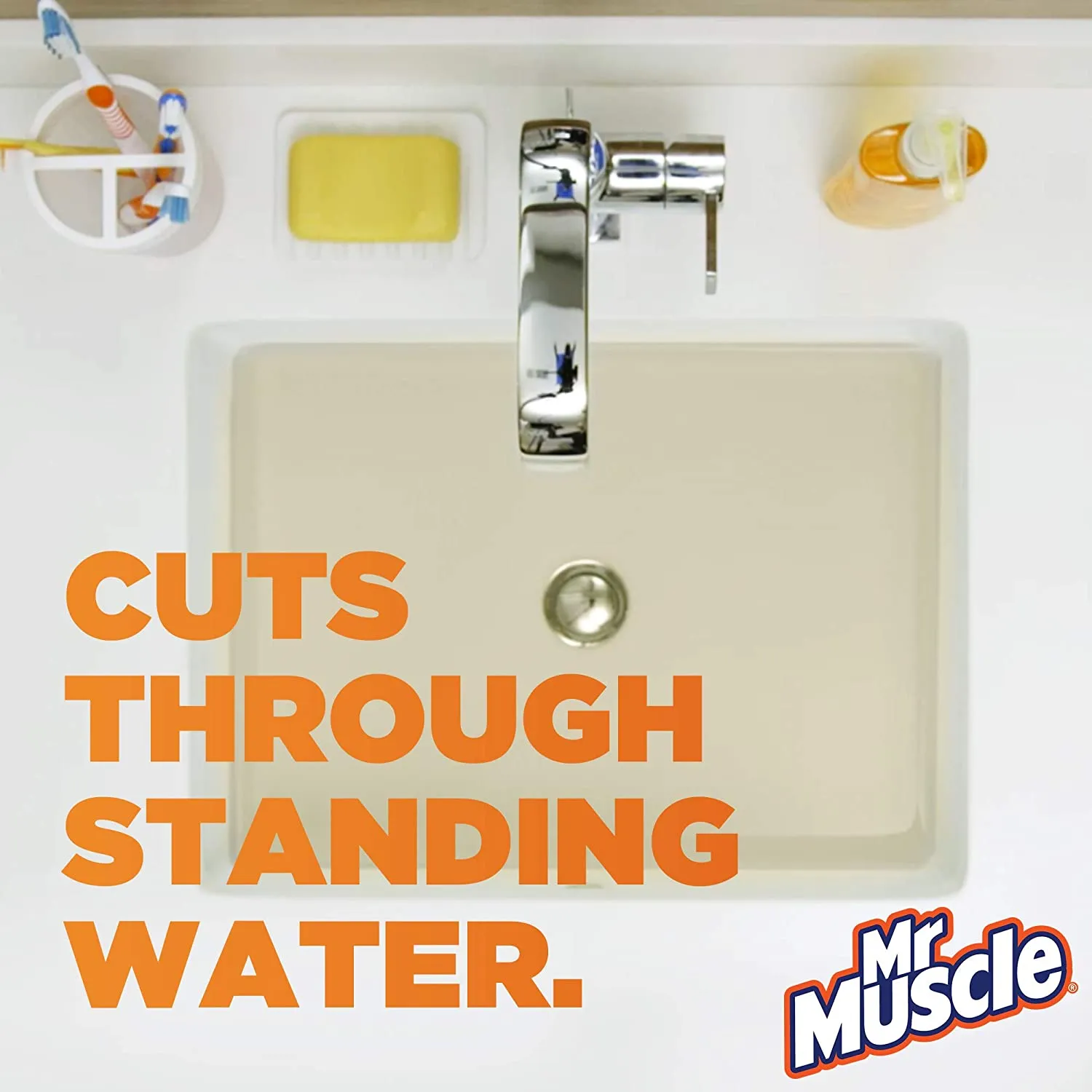 Mr Muscle Kitchen   Bathroom Drain Gel Pack of 2 x 1L