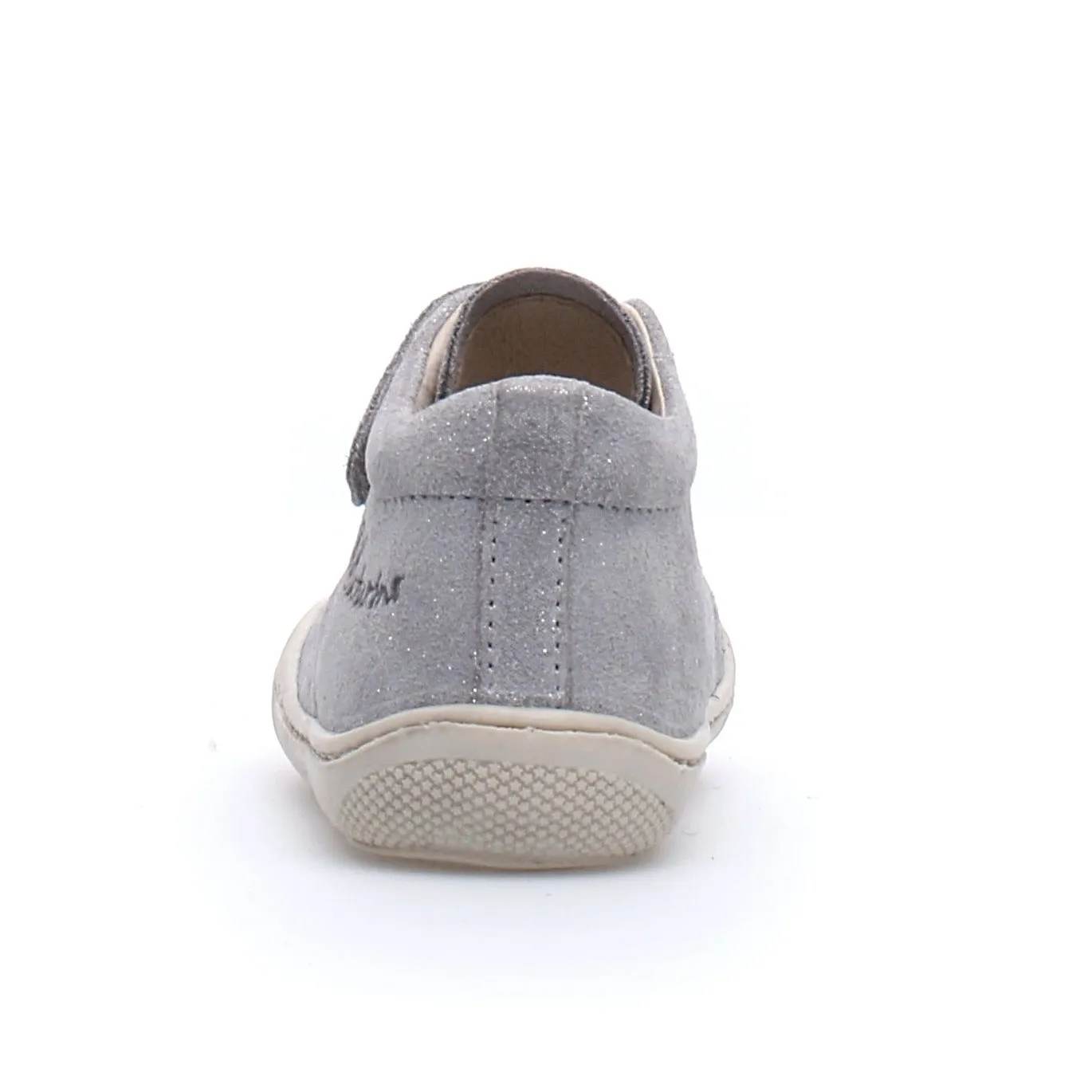 Naturino Girl's & Boy's Pichai Suede Sneakers - Glitter Silver