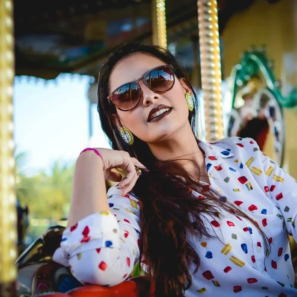 Polarized Sunglasses for Women Retro Oversized Round Frame Driving Sun Glasses 100% UV Blocking