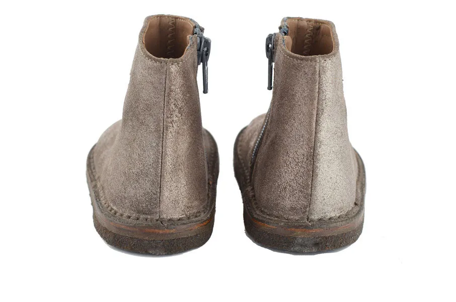 PèPè Girls Shimmering Silver Boot with Star