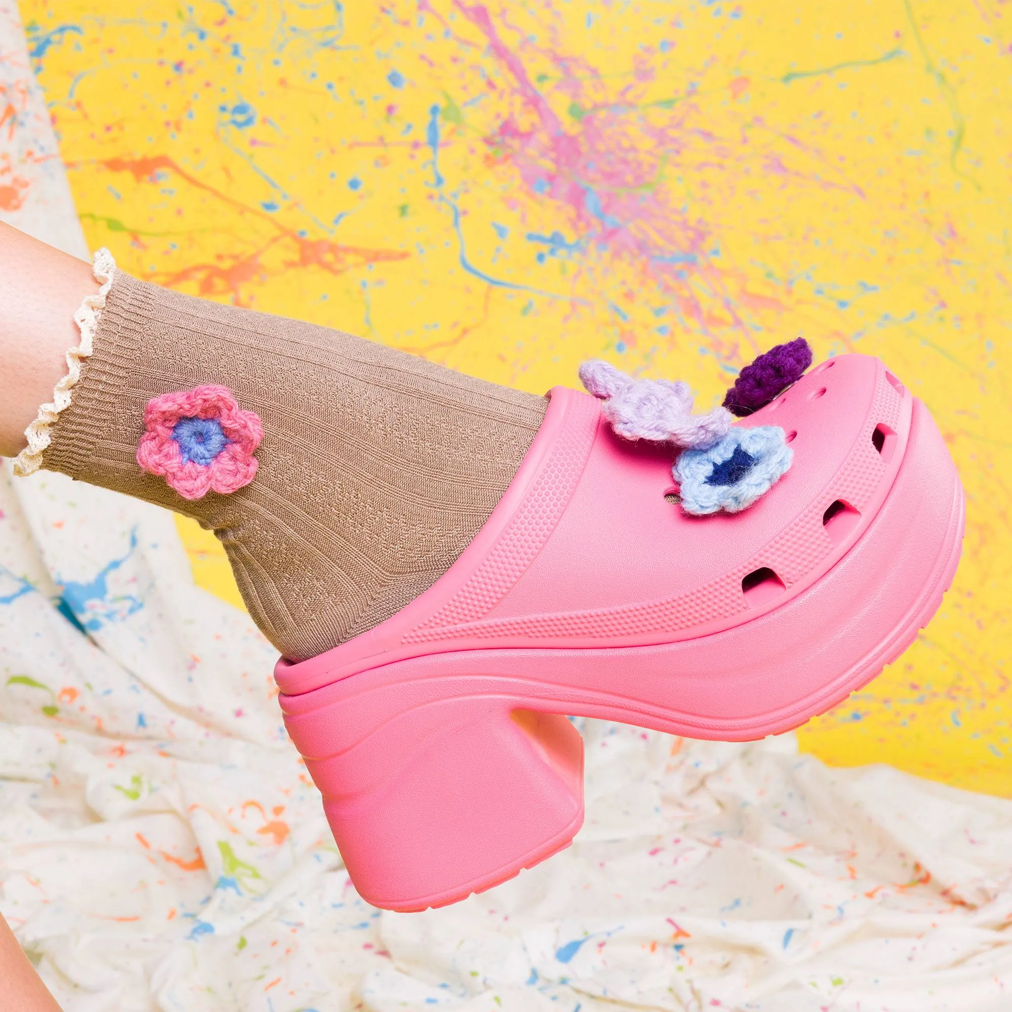 Red Heart Crochet Sock & Clog Charms