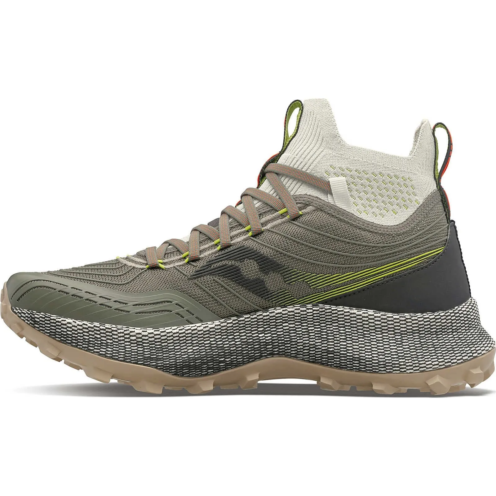 Saucony Endorphin Mid Mens Trail Running Shoes - Green