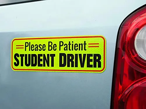 Student Driver Magnet Car Signs For The Novice Or Beginner Better Than A Decal