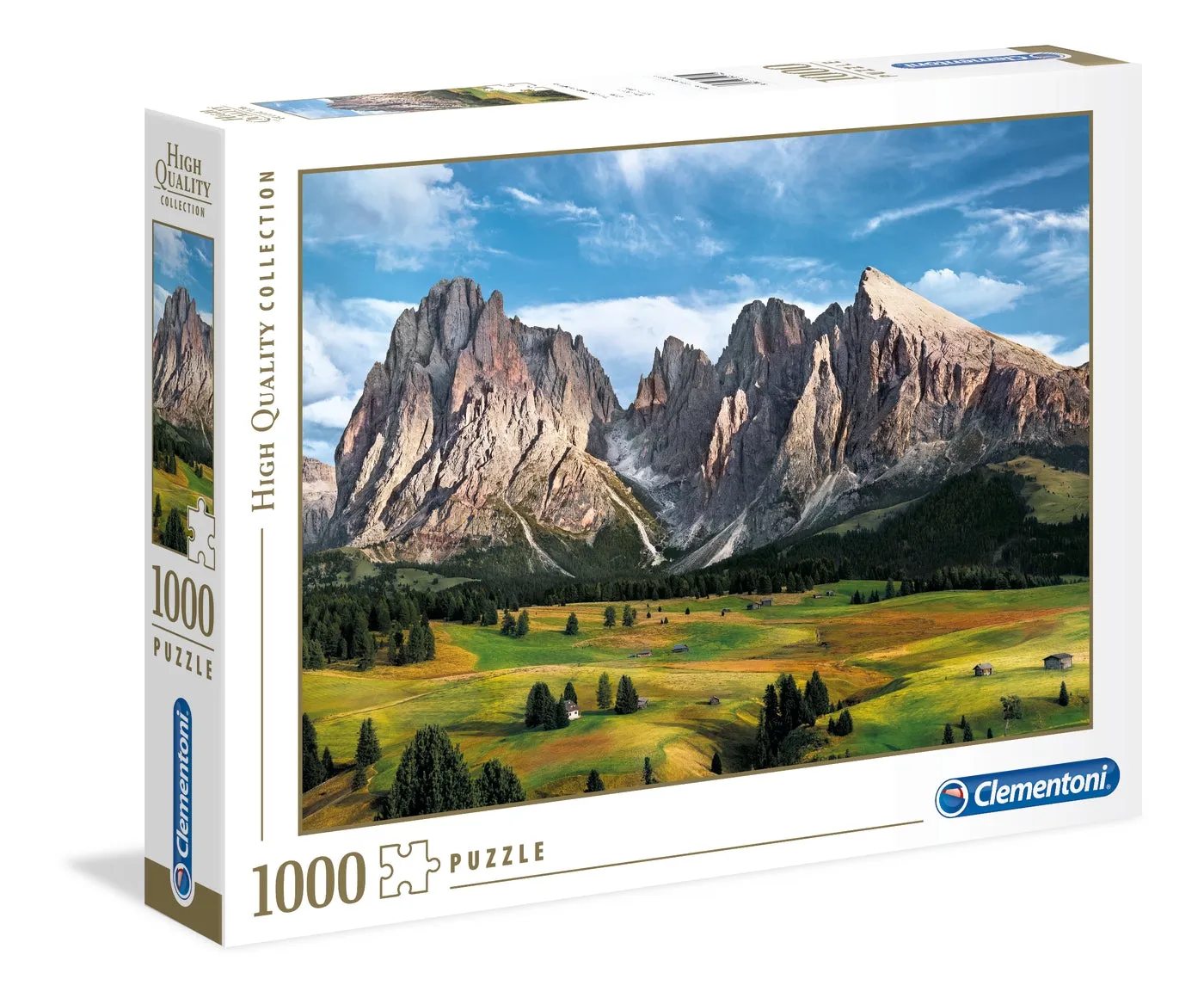 The Coronation of the Alps, 1000 Pcs Jigsaw Puzzle by Clementoni
