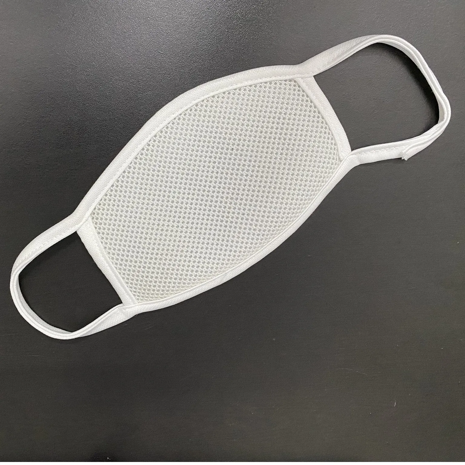 White Lycra Anti-Dust Anti Pollution Reusable Washable Wind and Dust Proof Safety Dual Filter Face Mouth Mask For Men and Women - 2 pcs
